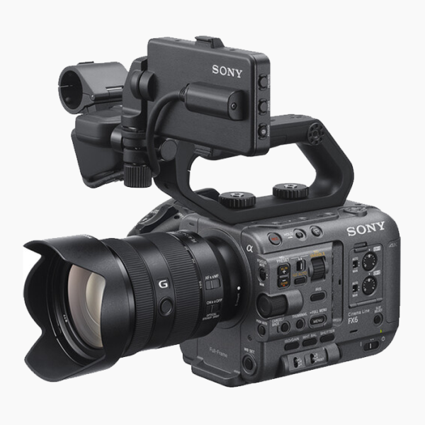Camera Sony FX6 din gama Cinema, 4K Full-Frame, Cinema Line Kit cu Obiectiv 24-105mm
